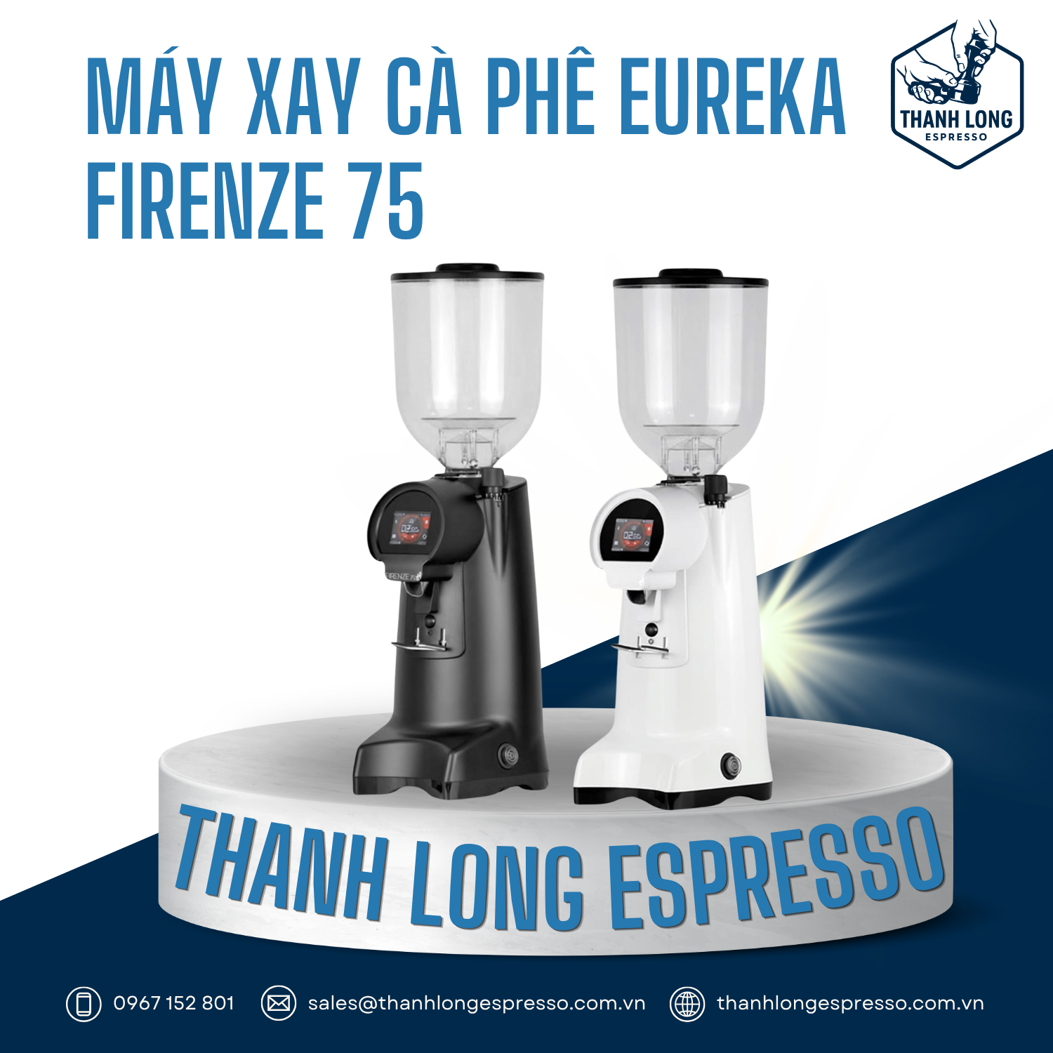 Máy xay cà phê Eureka Firenze 75 | Thanh Long