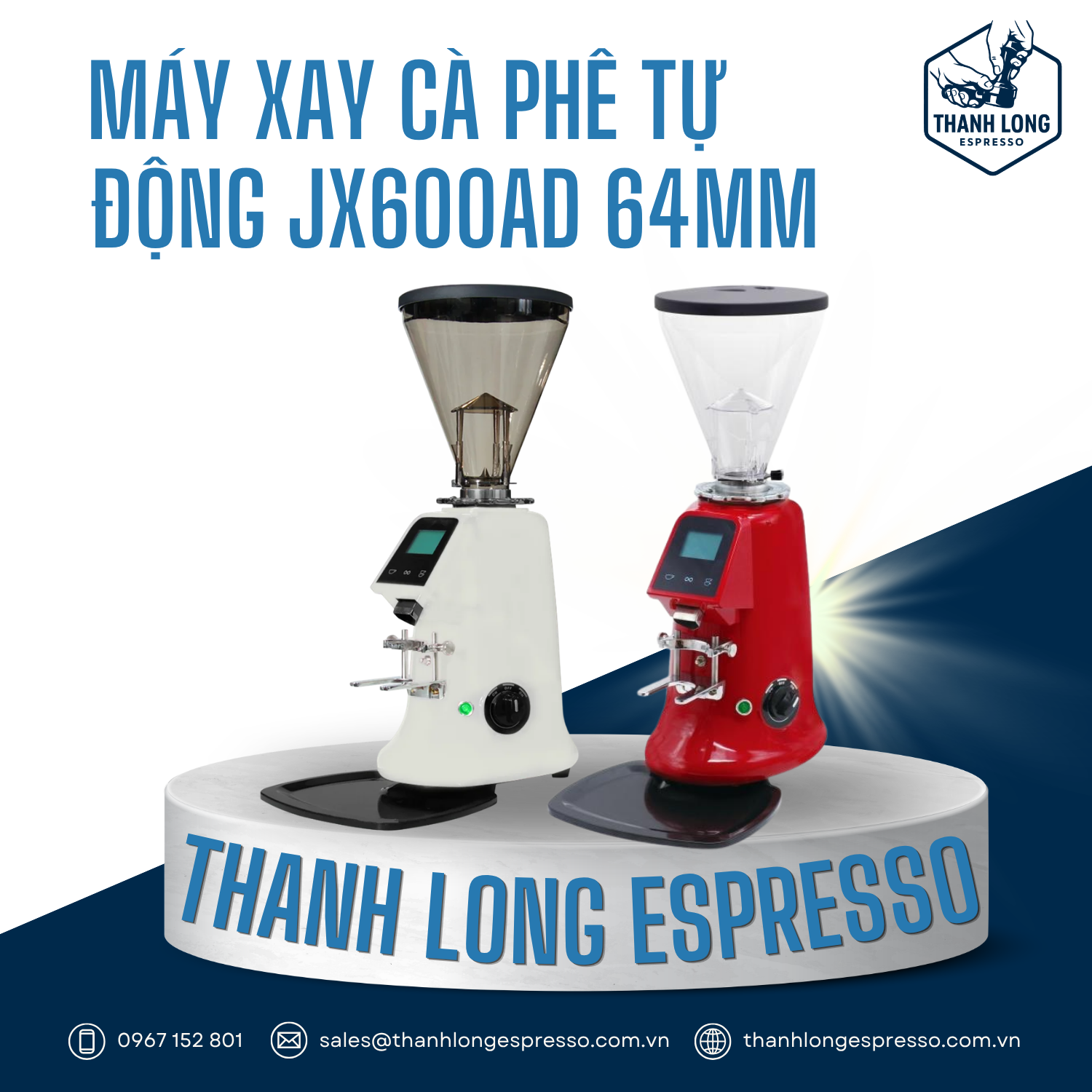 Máy xay cà phê JX600AD 64mm | Thanh Long