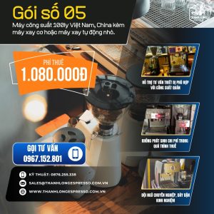 Thuê máy pha cà phê 100 ly – Gói 05 | Thanh Long